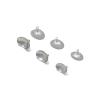 Medfort-Instruments Corneal Eye Shield Protector Stainless Steel, Set of 3 Pairs: Small 26x17mm, Large 29x21mm, X-Large 32x21mm view 4