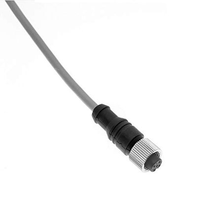 RADWELL VERIFIED SUBSTITUTE RK 4.2T-6-SUB CORD SET, 2 POLE, M12, FEMALE STRAIGHT, GRAY, PVC, 6