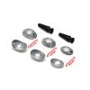 Medfort-Instruments Corneal Eye Shield Protector Set, Stainless Steel with Suction Pump, 26mm X 17mm (Small), 29mm X 21mm (Large), 32mm X 21mm (X-Large), Set of 9 Pcs view 2
