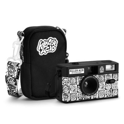 Killer Acid Art Department FC-11 35mm Film Camera & Bag Bundle