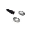 Corneal Eye Shield Protector, Stainless Steel with Suction Pump, 26mm X 17mm (Small), Set of 3 Pcs view 1