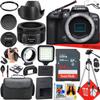 Canon EOS R10 Mirrorless Camera with Canon EF 50mm f/1.8 STM Lens + 64 GB Memory + LED Light + Camera Case + Mount Adapter for Canon R + More (24pc Bundle) (Renewed) view 1