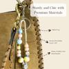 By Lilla Key Fob Phone Strap Lanyard  Handmade Luxury Bag Charm & Detachable Wristlet Strap for Handbags, Keys, Essentials (Jellybean) view 3