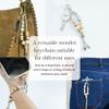 By Lilla Key Fob Phone Strap Lanyard  Handmade Luxury Bag Charm & Detachable Wristlet Strap for Handbags, Keys, Essentials (Jellybean) view 4