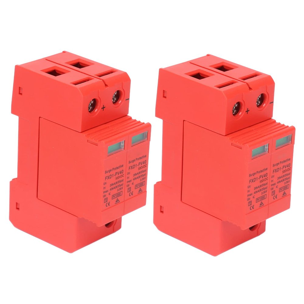 2P 40 KA DC Photovoltaic Protector with Remote, and, Maximum Discharge Current 40 KA, for Rail Installation (DC 500V)