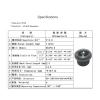 Fisheye Lens 1.4mm 1.78mm HD 5MP 210/200 Degree MTV M12 x 0.5 Mount 650nm Filter for CCTV Car Camera Cameras(1.4MM) view 4