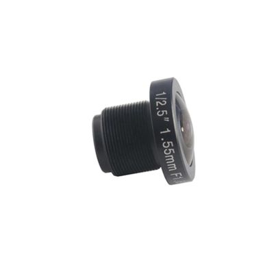 Fisheye CCTV Lens HD 8MP 1.55mm 1/2.5" F2.0 M12 Mount for Panoramic Surveillance Camera 185 Degrees