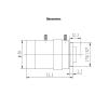 HD 3Megapixel CCTV Lens Varifocal 5-50mm CS Mount Format 1/2.7" Aperture F1.6 for Surveillance Cameras view 4