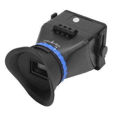 Camera Viewfinder Clear ZoomedIn 3X Magnifier, HighDefinition LCD Viewfinder for Daylight, Macro Observation, Suitable for The Elderly, Black Plastic Alloy