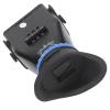 Camera Viewfinder Clear ZoomedIn 3X Magnifier, HighDefinition LCD Viewfinder for Daylight, Macro Observation, Suitable for The Elderly, Black Plastic Alloy view 3