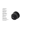 Pinhole Camera Lens 3.7mm M8 X P0.5 Mount 1080P 2 Megapixel 1/3" F2.2 with 650nm IR Filter for Mini CCTV Cameras view 3