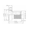 5MP M7 X 0.35 Lens 2.4mm 1/3" No Distortion Lenses with 650nm IR Filter for CCTV Cameras view 3