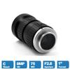 HD 8MP CCTV Lens 75mm C Mount Manual Iris Manual F2.8 Aperture 1" Image Format Camera Industrial Lens view 4