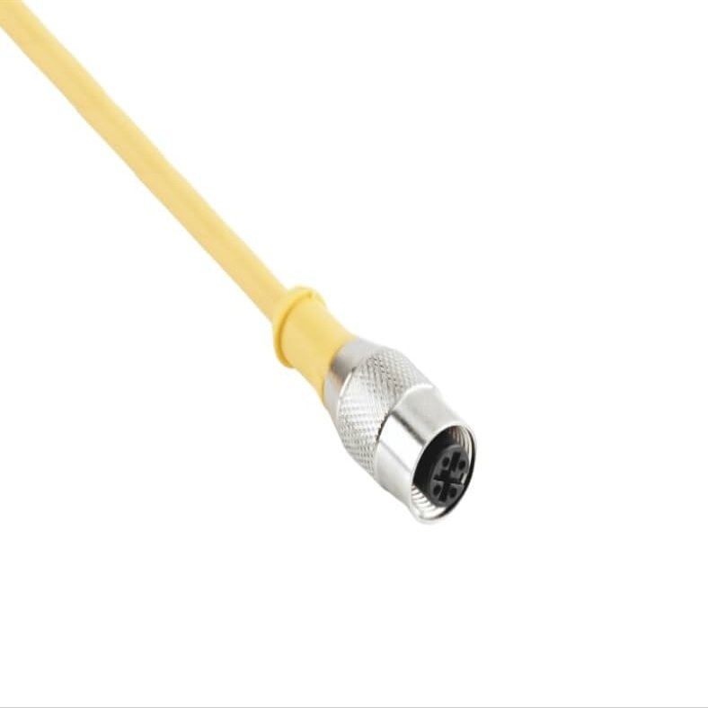 RADWELL Verified Substitute MCMS14115-SUB Substitute for Hubbell MCMS14115, Cord Set, M12, 4-PIN, Female Straight, PVC, 15