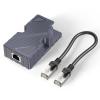 LUCKDANO Dishy V2 RJ45 Adapter Ethernet Cable with POE Injector Converter Kit T568B Pin 10/100/1000Mbps, 1 Adapter 1 Ethernet Cable view 1
