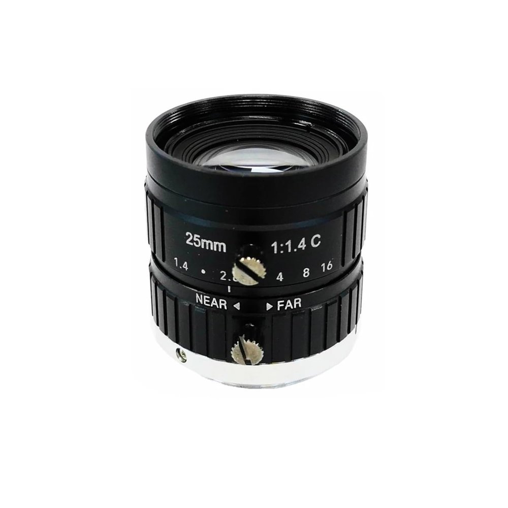 HD CCTV Lens 25mm 10Megalpixel C Mount Manual Iris F1.4 Aperture 2/3" for IP Camera Industrial Lens