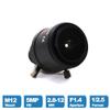 5MP Varifocal Lens M12 Mount 2.8-12mm 1/2.5 inch F1.4 with IR Filter Fixed Iris Manual and Zoom for Action Sports Camera(Lens Only) view 2