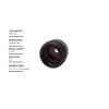 Pinhole Camera Lens 3.7mm M8 X P0.5 Mount 1080P 2 Megapixel 1/3" F2.2 with 650nm IR Filter for Mini CCTV Cameras view 3
