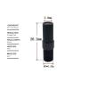 HD Mini Camera Lens M7 X 0.35mm Mount 25MM Aperture F6.0 Format 1/2.7" for Surveillance Camera(Lens) view 4