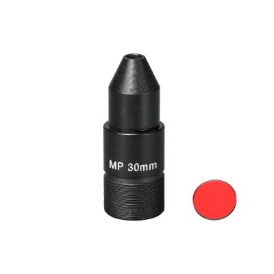 Pinhole Camera Lens CCTV 30MM M12*0.5 Mount 1/2.7" Aperture F1.6 9.6 Degree with 650nm IR Filter for Action Cameras