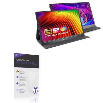 BoxWave Screen Protector Compatible with KYY Monitor K3-3 (15.6 in) - ClearTouch ImpactShield (2-Pack), Impenetrable Screen Protector Flexible Film