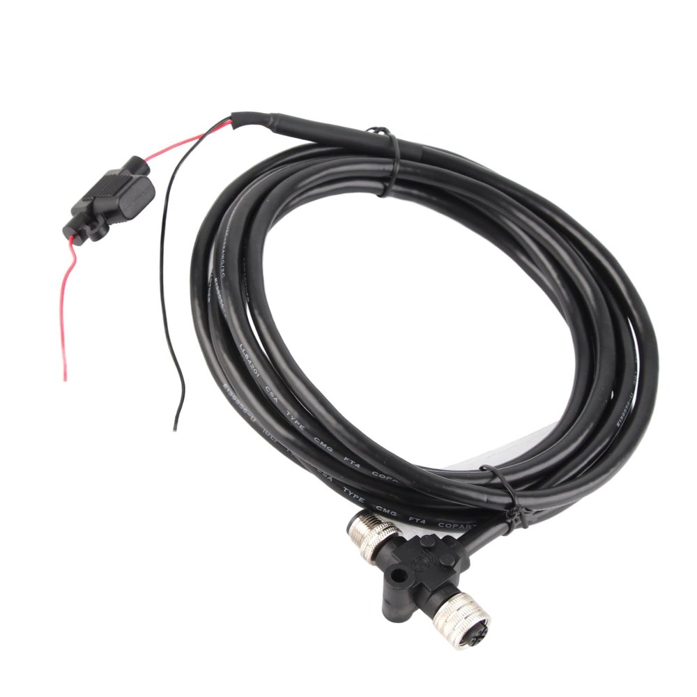 ChengyuWei NMEA2000 Compatible Starter Cable with T Connector, 3Meter Length, 5Pin Thread, IP67 Rating, Ideal for Simrad and Other Marine Networks, Installation,