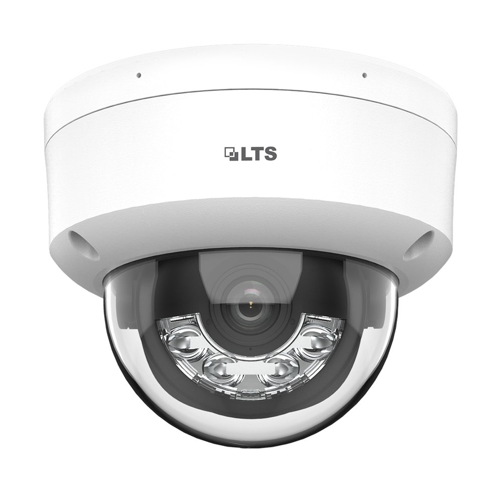 LTS CMIP7C42WI-28MDA IP 4MP 2.8mm Dual Illumination 24/7 Color WDR Mic Dome Camera LTCMIP7C42WI-28MDA