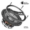 PRV AUDIO Carbon Fiber 6.5" Midrange Speaker 500 Watts 4 Ohm Neodymium 6MR500CF-NDY-4 Water Resistant Pro Audio Loudspeaker for Boat UTV 4-Wheeler Motorcycle (2 Speakers) view 4
