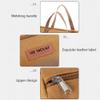 Tent Stakes Bag, Canvas Camping Storage Bags Essentials Accessories Tools Hiking Hunting Gear (Brown 40CM) view 4