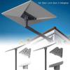 Roof Eaves Mounting Bracket Stainless Steel Wall Mounted Bracket for Internet Satellite V3 Installation Kit for Starlink Gen 3 (Gray) view 2