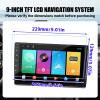 9-Inch Android Car Navigation Screen Protector, Anti-Fingerprint Tempered Glass with Cleaning Kit, Scratch Resistant Central Control Touch Screen Film for Vehicle GPS Display view 2