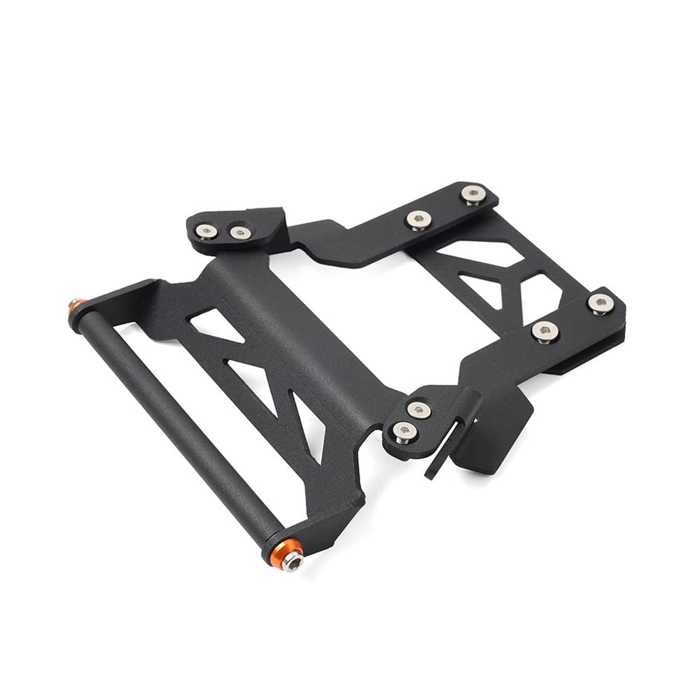 Three T FSFY 1set 12MM Iron Navigation Bracket Plate Mount Phone Stand Holder Black for Honda Forza 350 2021-22 23 Motorbike