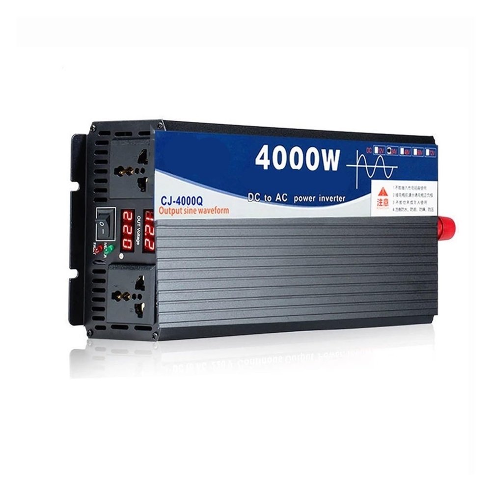 ZDIEVYPP Inverter DC 12V to AC 220V 3000W 3500W 4000W 5000W 5500W Voltage Converter Power Inverter(Peak 5000W,12V_230V 60HZ)
