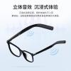 HUOSUC Smart Bluetooth Audio Glasses, Anti-Blue Light, Auto On/Off, Call/Music, Voice Assistant,Remote control of mobile phone camera function, Black Frameunisex view 4