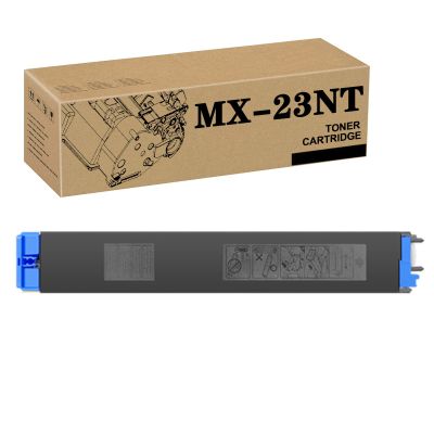 PUCIO MX-23NTBA MX-23NTMA MX-23NTYA MX-23NTCA High Capacity Toner Cartridge Compatible for Sharp MX-2310U MX-2616N MX-3111U MX-3116N Printers Cyan