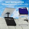 No Drill Starlink Roof Mount Gen 3 for Ridge/Flat Roof, Heavy Duty Adjustable Starlink Roof Ridge Mount with 13lbs Counterweight & Pipe Adapter, Weatherproof Easy Installation view 3