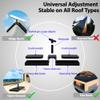 No Drill Starlink Roof Mount Gen 3 for Ridge/Flat Roof, Heavy Duty Adjustable Starlink Roof Ridge Mount with 13lbs Counterweight & Pipe Adapter, Weatherproof Easy Installation view 4