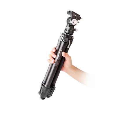 IPDBLBYL Zero V Video Photography Carbon Fiber Tripod Quick Release Lightweight Travel Stand
