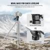 NEEWER Tripod Fluid Head with +/-7 Leveling Base (48mm), Metal Mini Pan Tilt Video Head Mount with Arca Type QR Plate, Telescopic Handle for Compact Video Camera DSLR Camera, Max Load 11lb/5kg, GM35 view 2