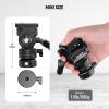 NEEWER Tripod Fluid Head with +/-7 Leveling Base (48mm), Metal Mini Pan Tilt Video Head Mount with Arca Type QR Plate, Telescopic Handle for Compact Video Camera DSLR Camera, Max Load 11lb/5kg, GM35 view 4