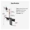 LHXEQJAM Bedside Bracket Aluminum Alloy Stable and Easy to Install Sofa Projector Bracket view 2