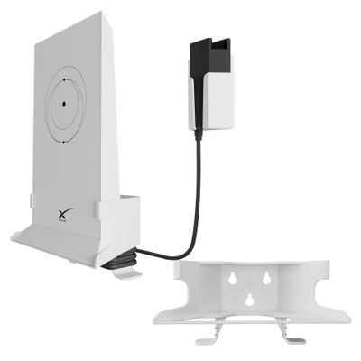 SONGCHEER 2 in1 Wall Mounting Kit for StarLink Mesh WiFi Router V2, Including Wall Bracket for The StarLink Router & Wall Bracket for The Ethernet Adapter, Easy to Install