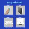 SONGCHEER 2 in1 Wall Mounting Kit for StarLink Mesh WiFi Router V2, Including Wall Bracket for The StarLink Router & Wall Bracket for The Ethernet Adapter, Easy to Install view 3