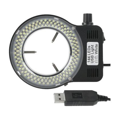 LIUZHENZHEN 72 144 LED 48 SMD USB Adjustable Ring Light Lamp for Industry Microscope Industrial Camera Magnifier 110V-220V 3W-5W(LED 144)