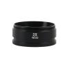 LIUZHENZHEN Auxiliary Objective Lens Barlow Lens for WD30 WD165 WD120 0.3X 0.5X 0.7X 0.75X 1X 1.5X 2X Trinocular Microscope Stereo Microscope(0.5X) view 2