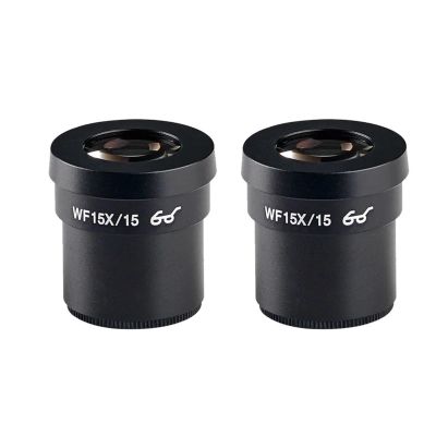 LIUZHENZHEN One Pair 2 pcs 10X 20X WF10X/23 WF10X/20 WF20X/10 WF30X/9 Wide Field Eyepiece Lens for Stereo Trinocular Biological Microscope(WF15X-15)