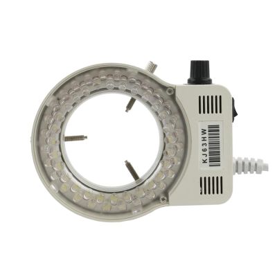 LIUZHENZHEN Adjustable 144 LED Ring Light Lamp for Industry Stereo Trinocular Microscope Video Camera Lens Magnifier 110V 220V(56 LED Plug)