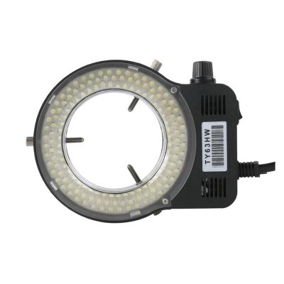 LIUZHENZHEN Adjustable 144 LED Ring Light Lamp for Industry Stereo Trinocular Microscope Video Camera Lens Magnifier 110V 220V(144 LED plug-01)