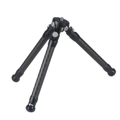 LHXEQJAM Carbon Fiber Mini Tripod Retractable Tripod Lightweight Projector Stand Portable(Mini Tripod B)