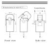 GVMUKNYE Split Hall Current Sensor HSTS016L Input 10A 20A 30A 50A 100A Output 2.50.625V Clamp Current Transformer(50A) view 2